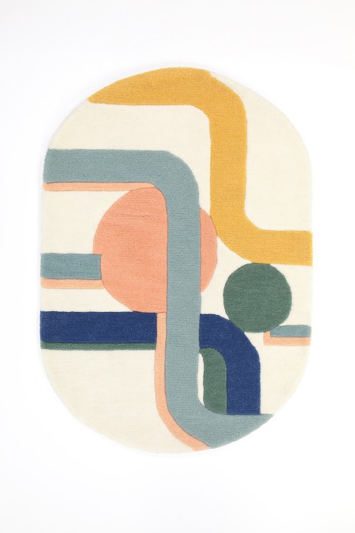 Petit Tapis Miami pastel