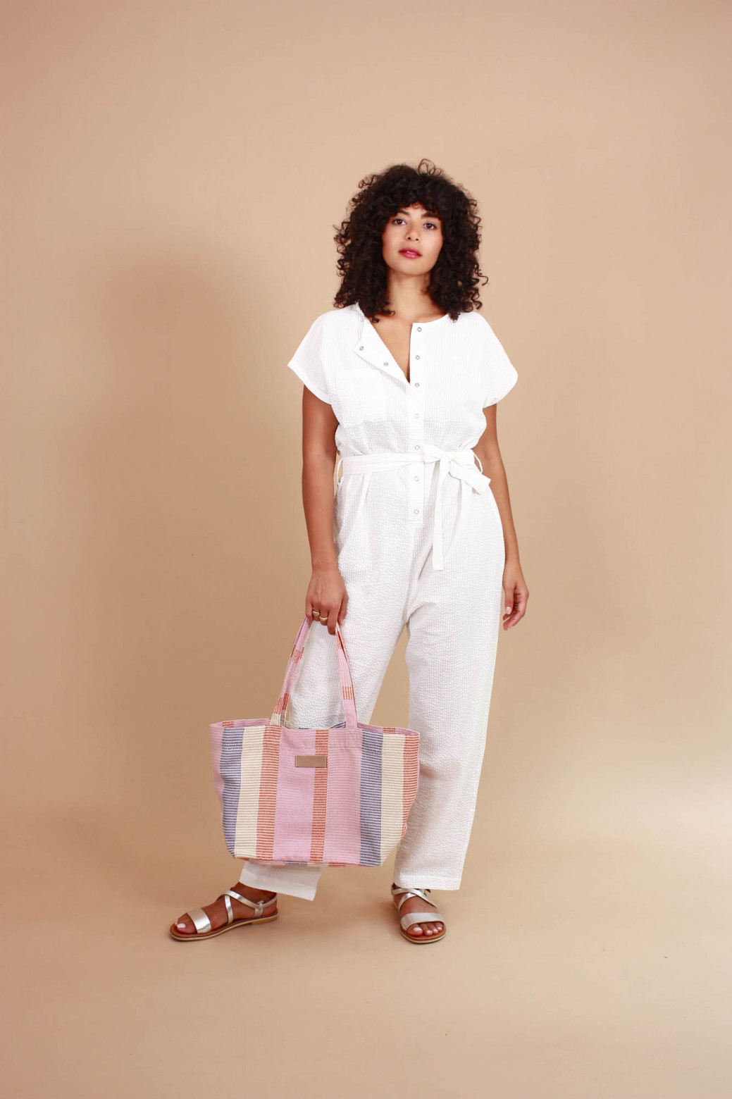 Messina White Jumpsuit