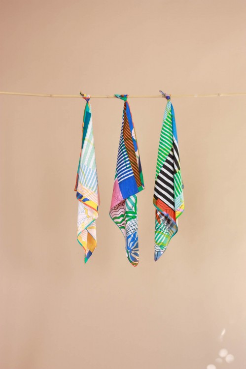 Foulard Botany Pastel