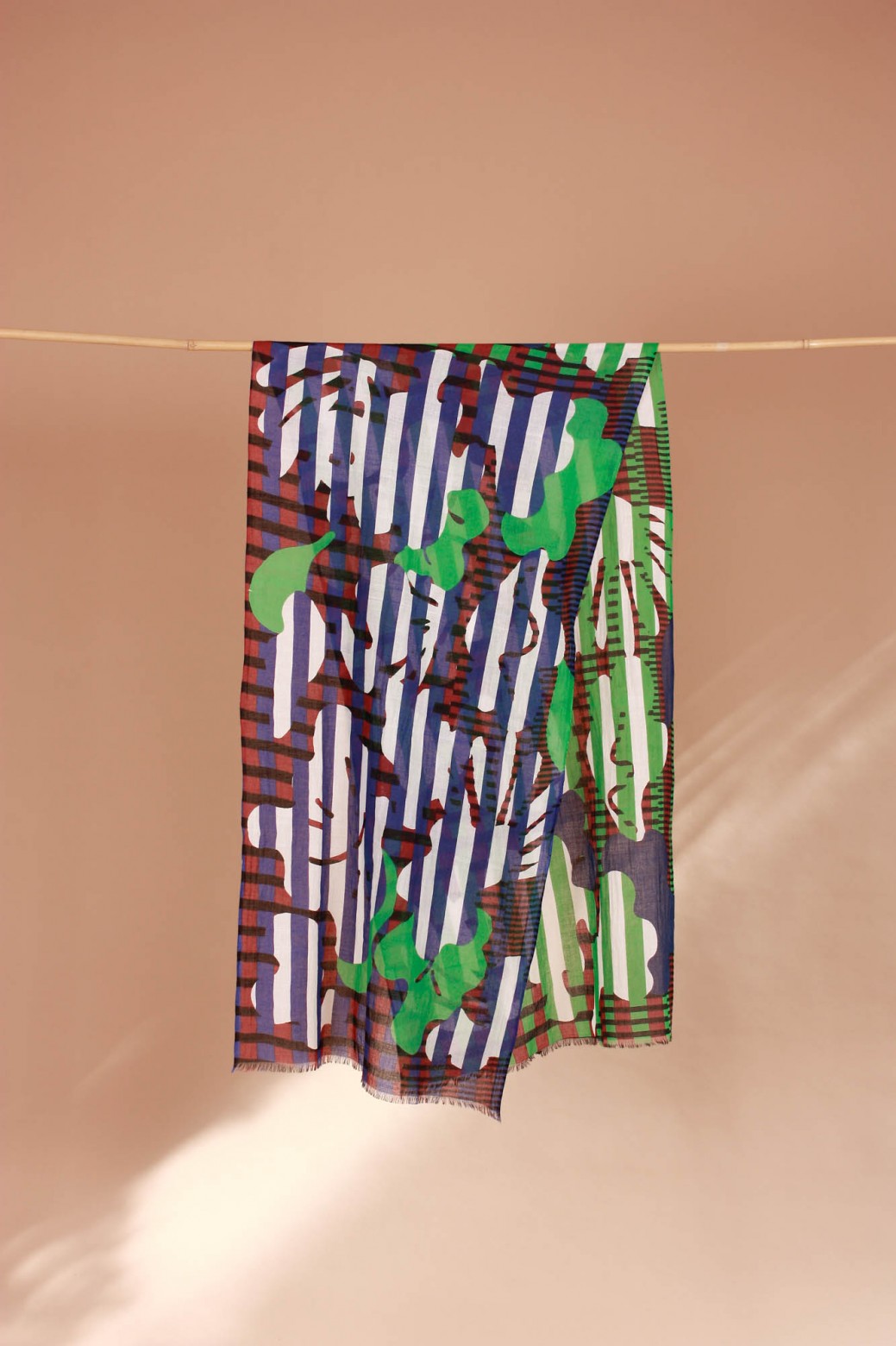 Champetre Green Blue Scarf Champetre Green Blue Scarf