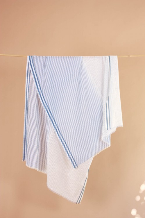 Foulard Lauren bleu