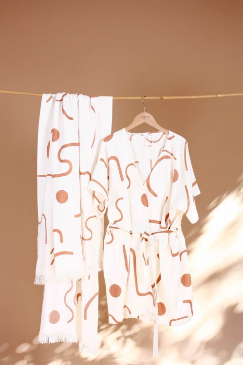 Kimono Dune Blanc