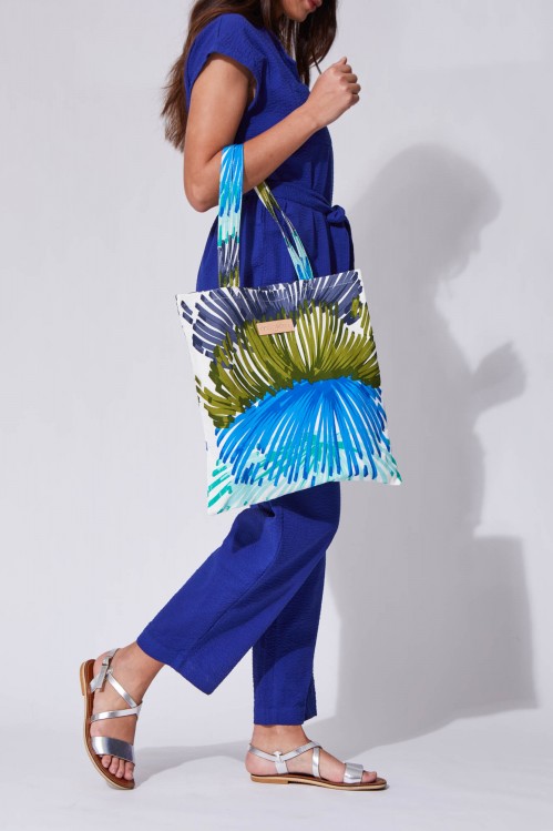 Tote bag Dent de Lion Bleu