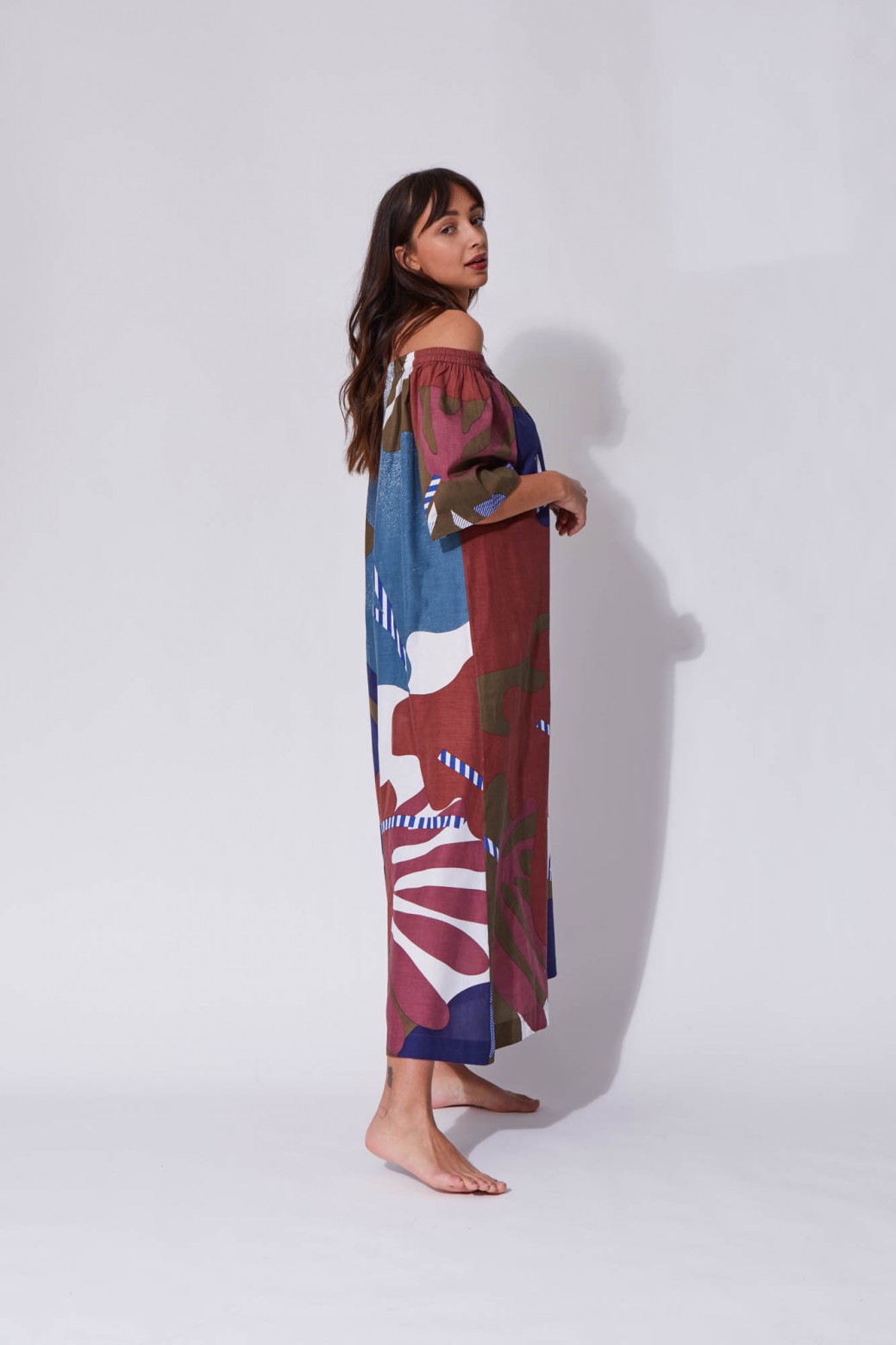 Palao Flore Brown Dress Palao Flore Brown Dress