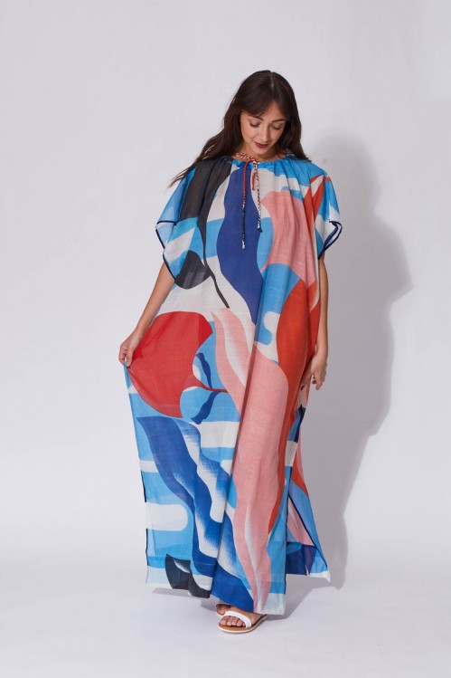 Robe Florilege Bleu