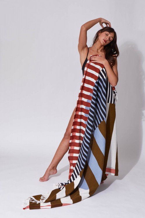 Sol Khaki Beach Towel