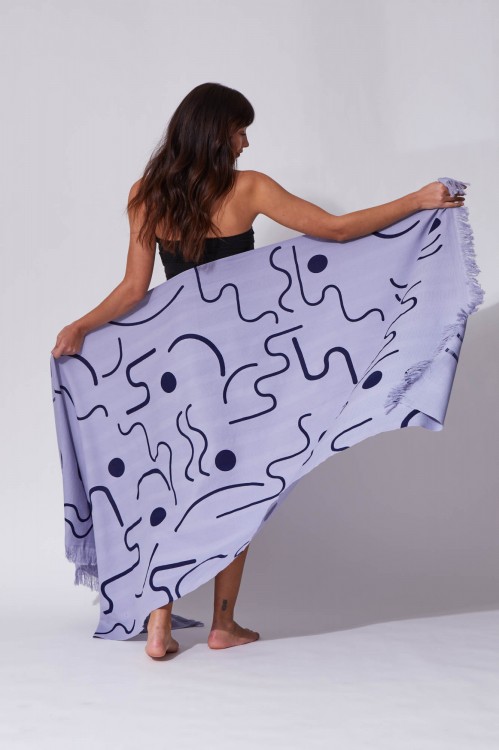 Dune Lilac Towel