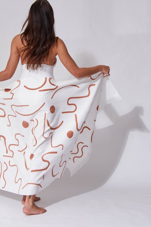 Dune White Towel