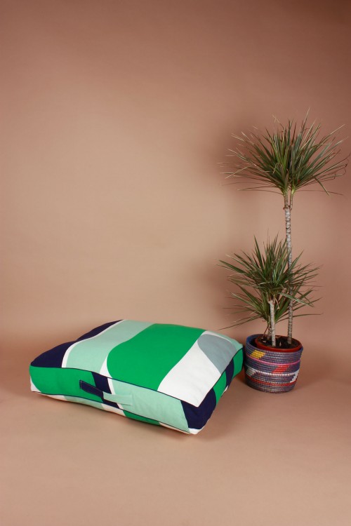 Vision Jade Floor Cushion Cover