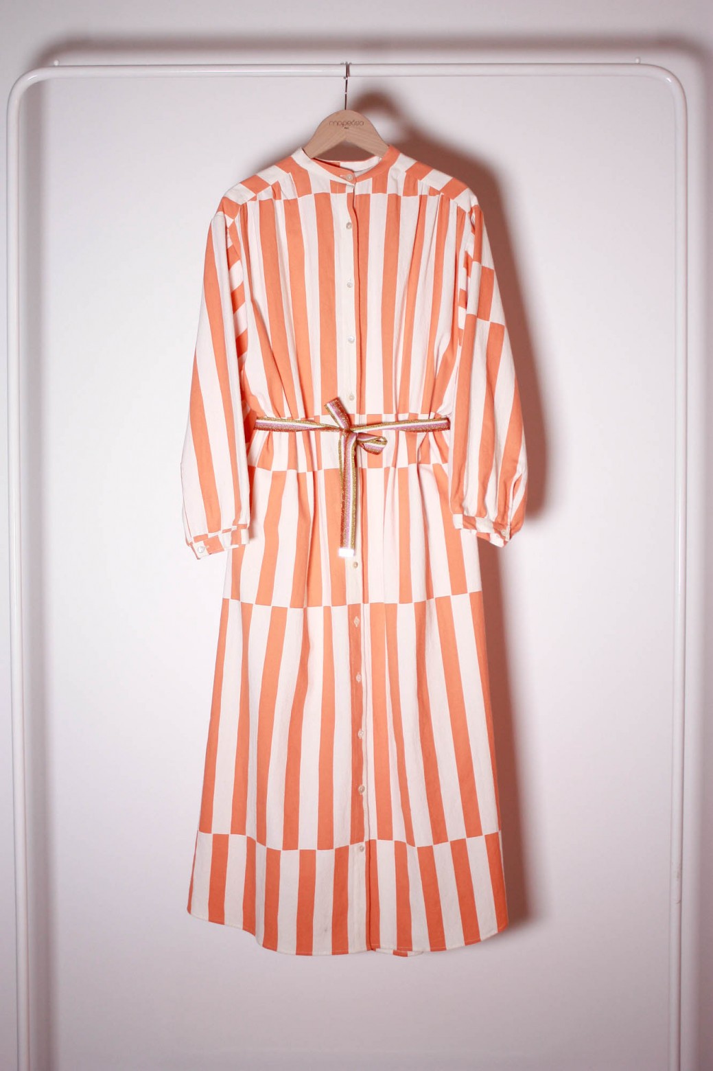 Eulalie Peach Dress