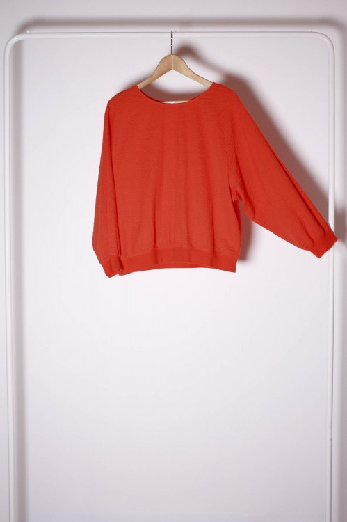 Sweat Mali Coquelicot
