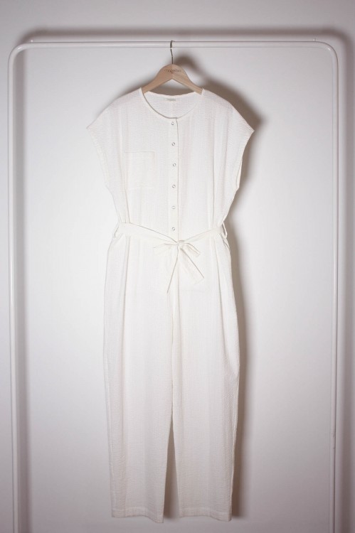 Messina White Jumpsuit