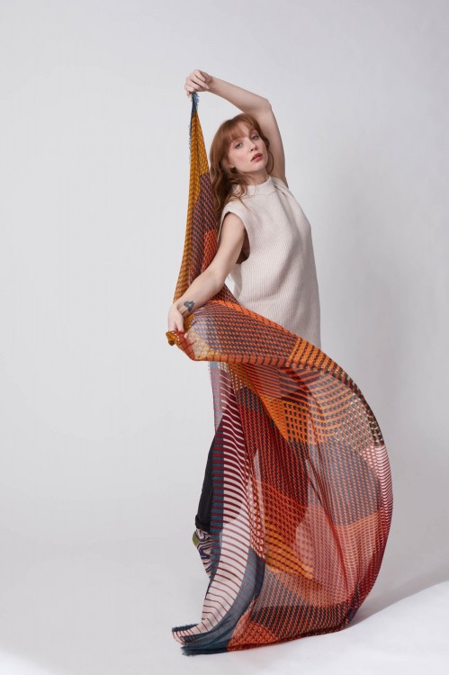 Foulard Totem Orange