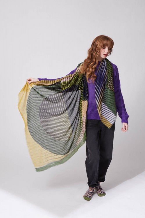 Foulard Totem Vert