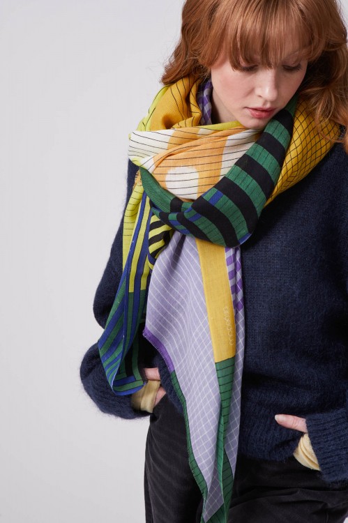 Foulard Cascade Lime