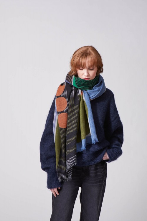 Foulard Abstract Mousse