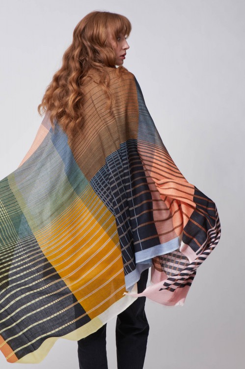 Foulard Resonance Ocre