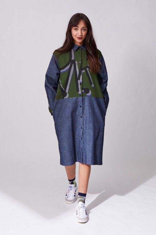 Robe Amira Mousse Bleu