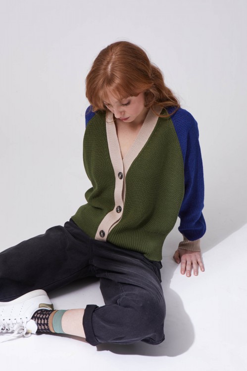 Cardigan Claude Kaki