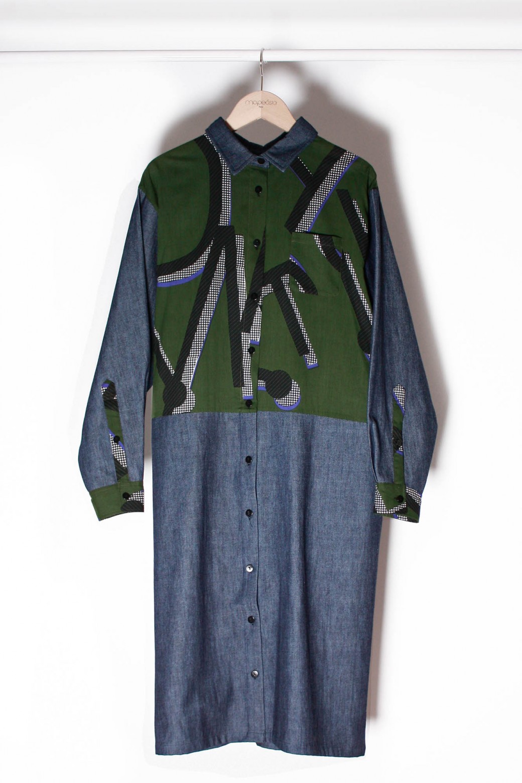 Robe Amira Mousse Bleu Robe Amira Mousse Bleu