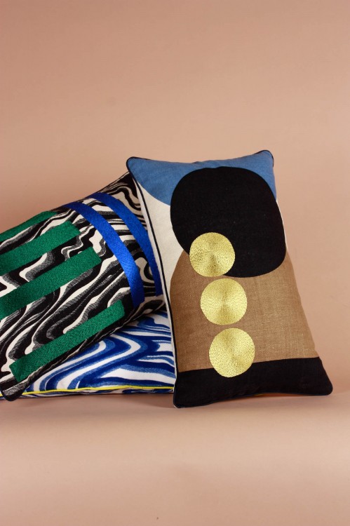 Coussin Totem Kaki