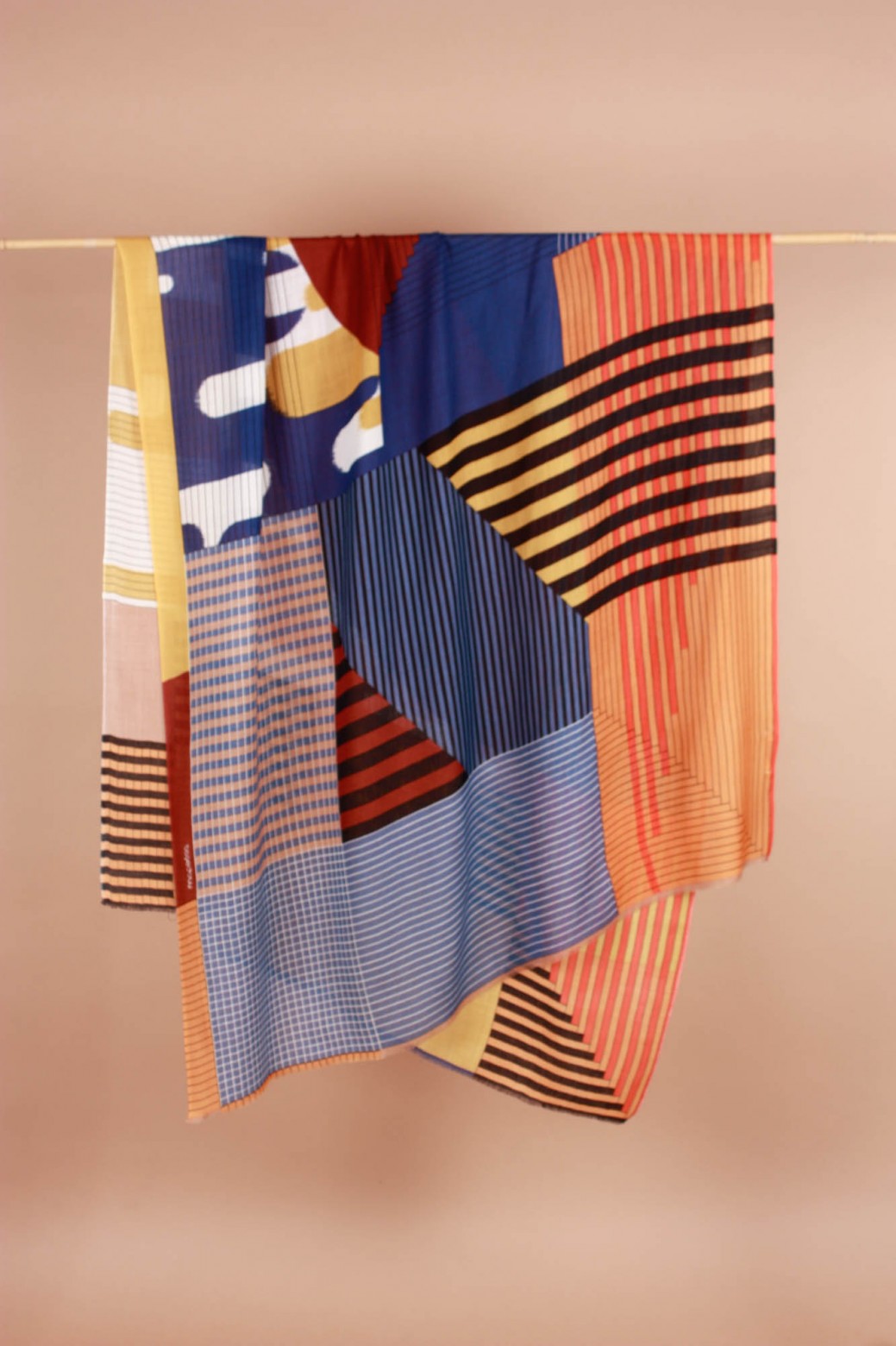 Foulard Cascade Ocre Foulard Cascade Ocre
