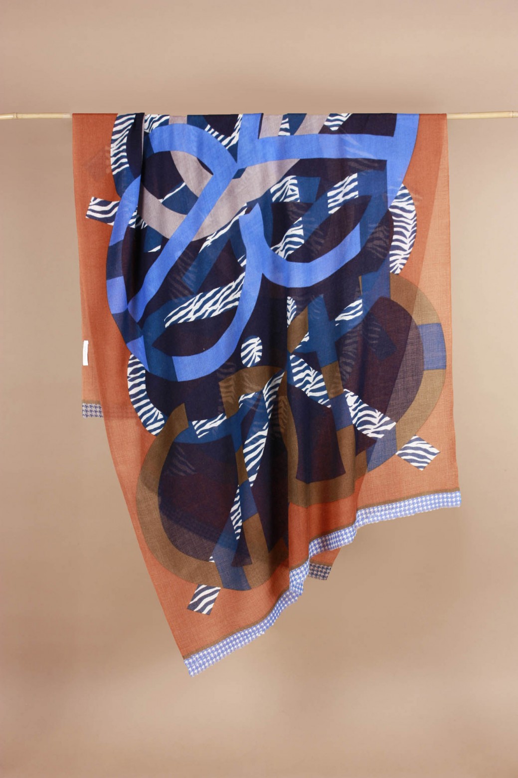 Foulard Meli Melo Roux Foulard Meli Melo Roux