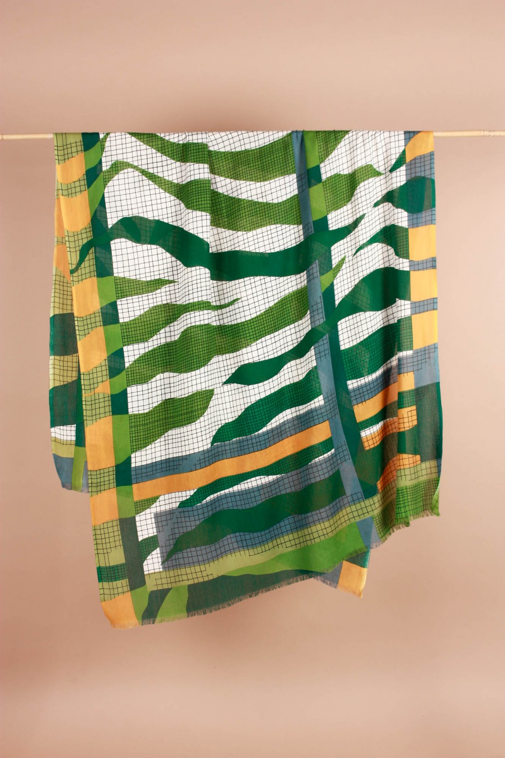 Foulard Zebra Vert Foulard Zebra Vert