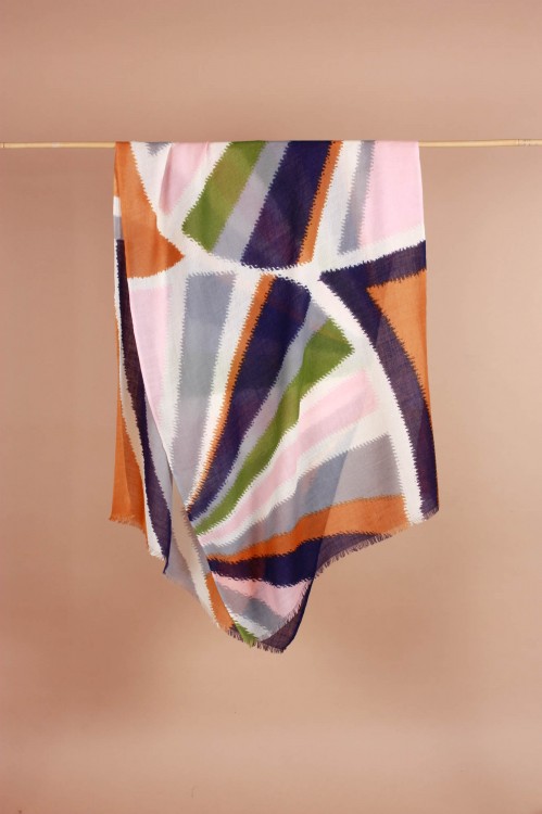 Foulard Prisma Caramel