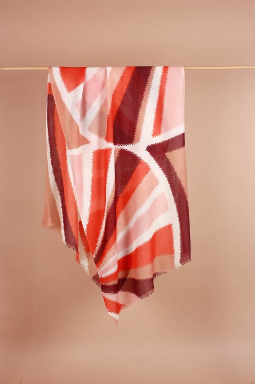 Foulard Prisma Rouge