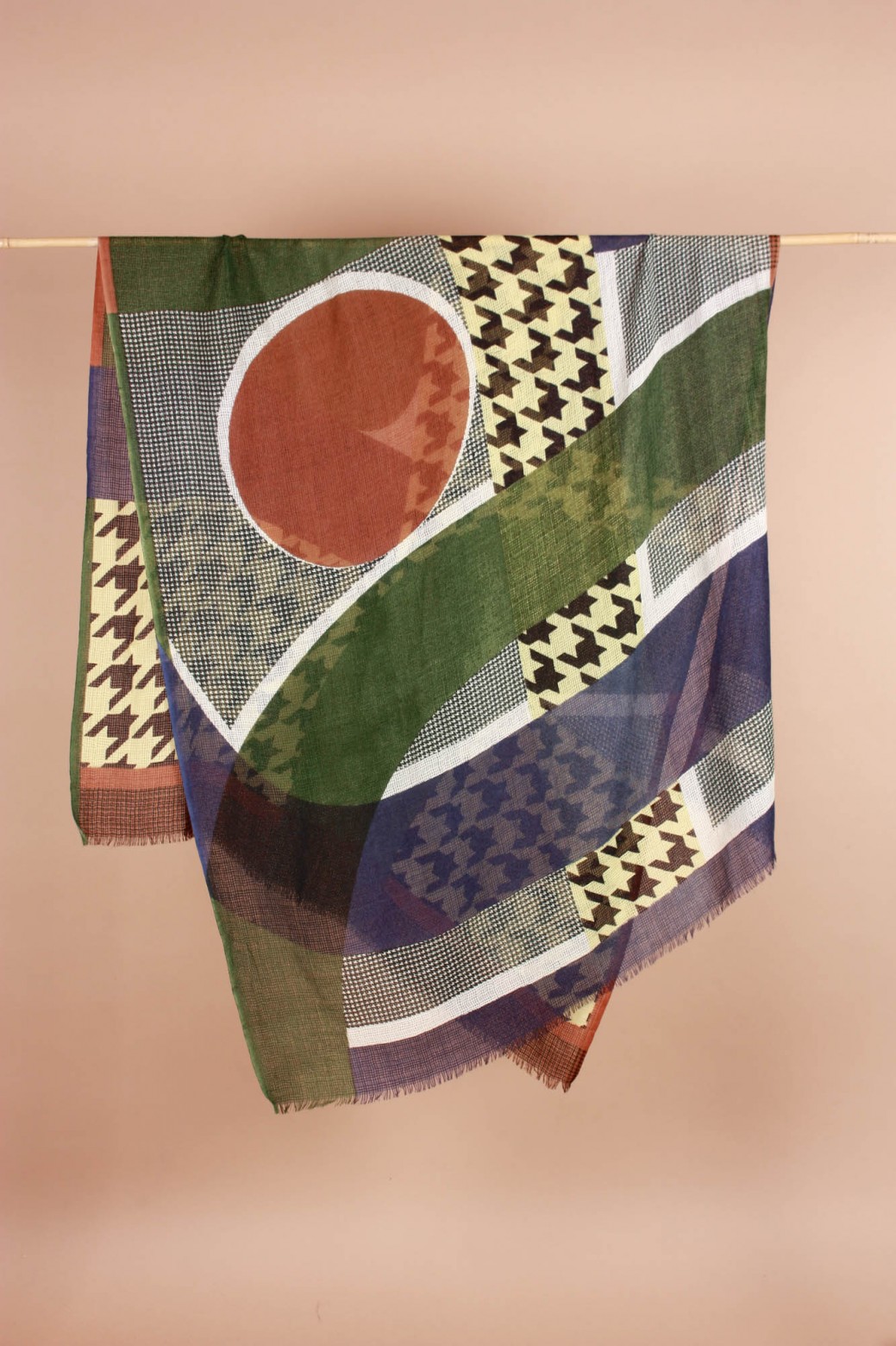 Foulard Seventies Kaki