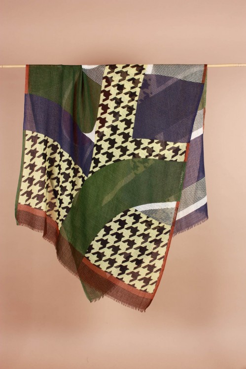 Foulard Seventies Kaki