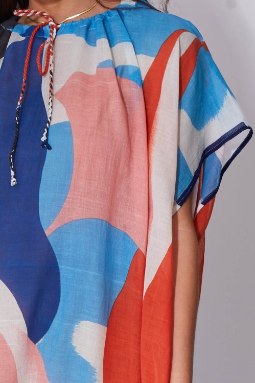 Robe Florilege Bleu