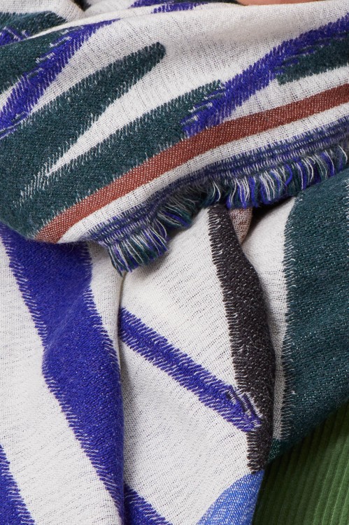Foulard Orphée Bleu