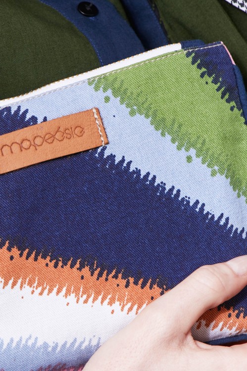 Pochette S Prisma Bleu