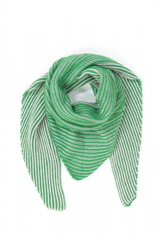 ALFRED GREEN TRIANGLE SCARF