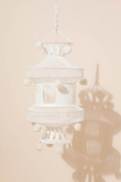 Suspension Bilbao MAPOESIE Naturel Petite