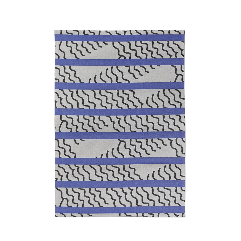 TORCHON VAGUES BLEU MAPOÉSIE x JEAN VIER TORCHON VAGUES BLEU MAPOÉSIE x JEAN VIER