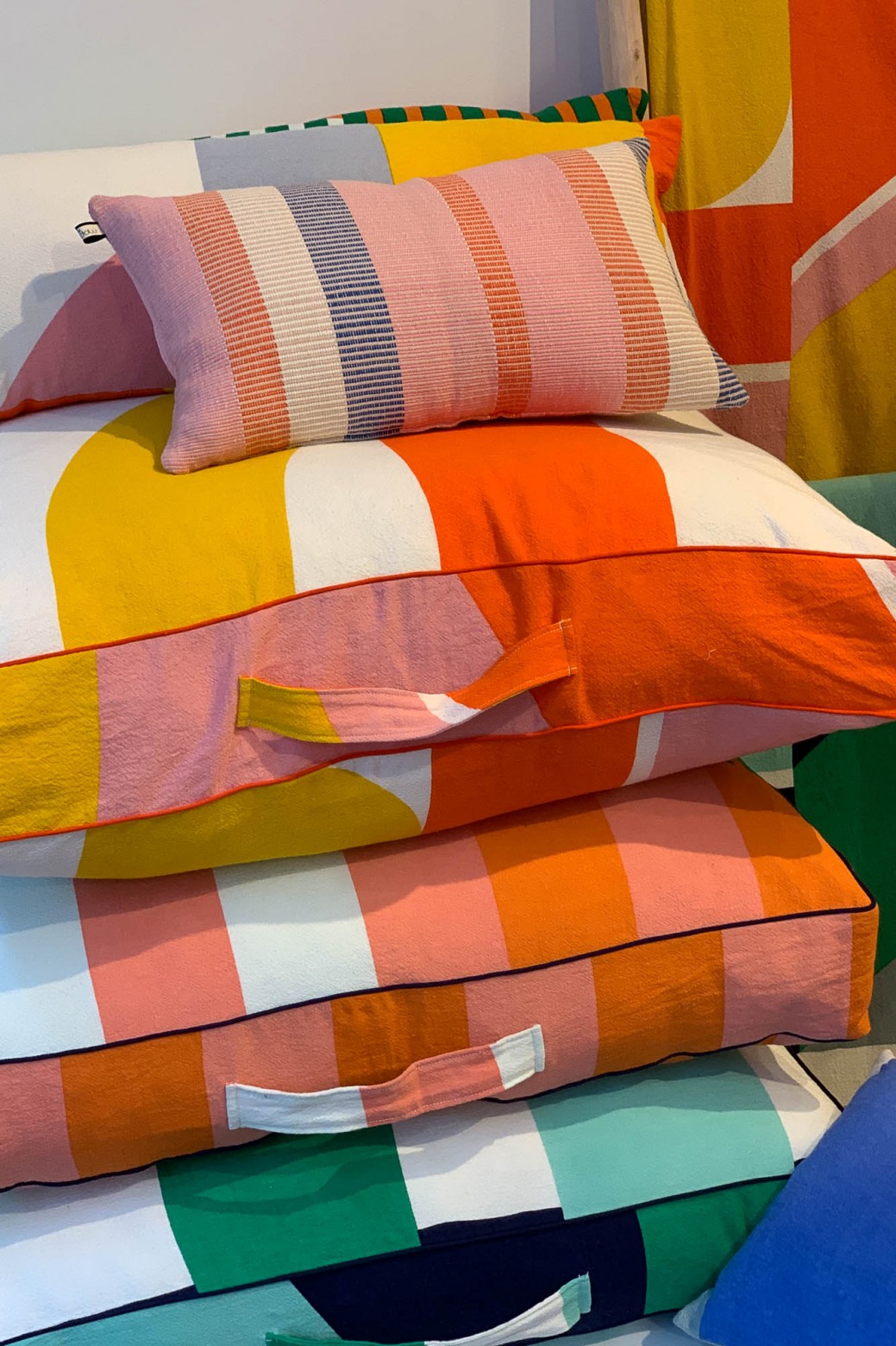 Vision Orange Floor Cushion Cover Vision Orange Floor Cushion Cover