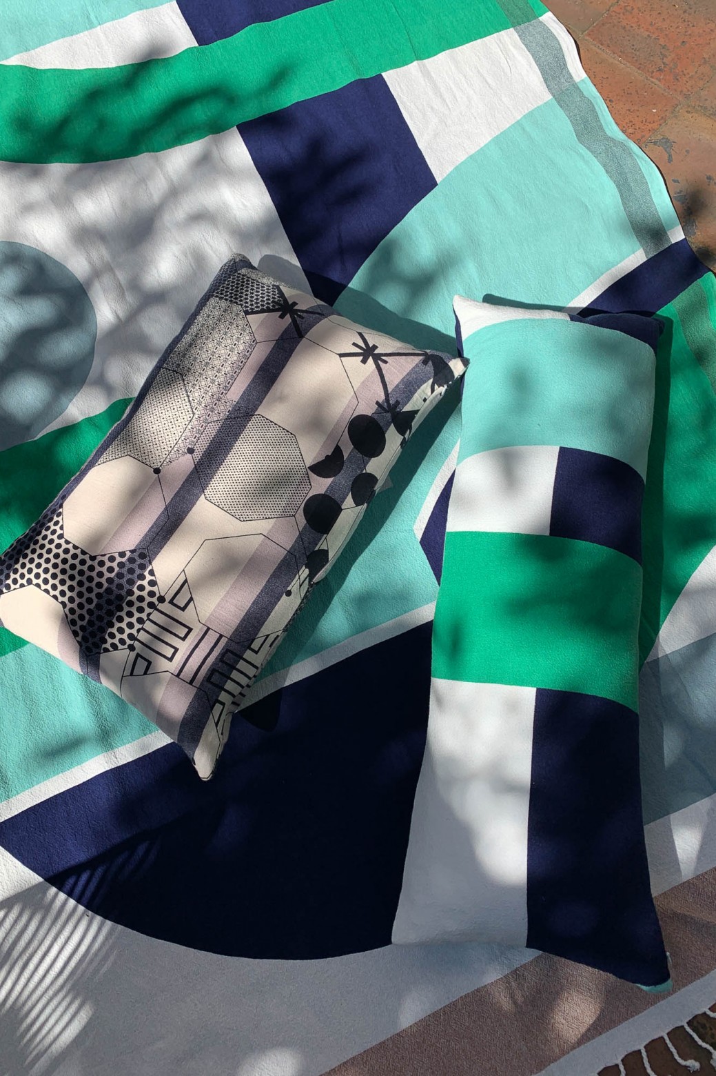 Housse de coussin Vision Jade Housse de coussin Vision Jade