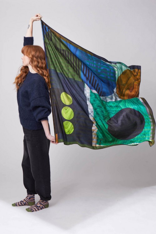 Foulard Igor Bleu